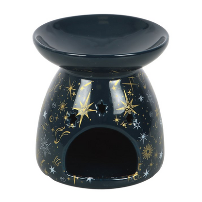Blue Starry Night Oil Burner