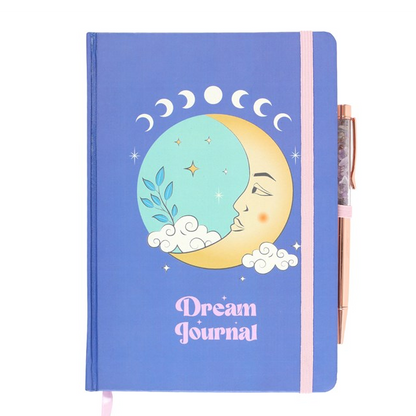 The Moon Dream Journal with Amethyst Pen (A5)