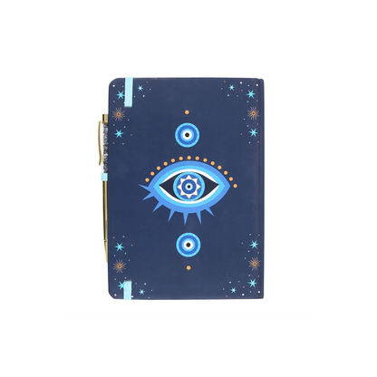 All Seeing Eye Notebook with Crystal Chip Pen (A5)