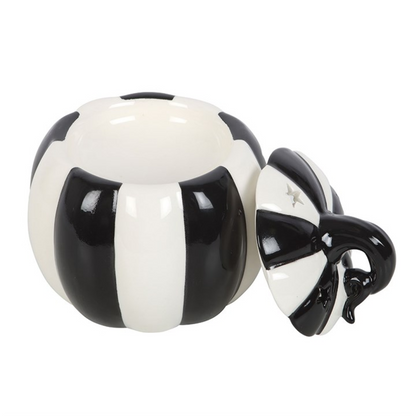 The Striped Spell Pumpkin Oil Burner