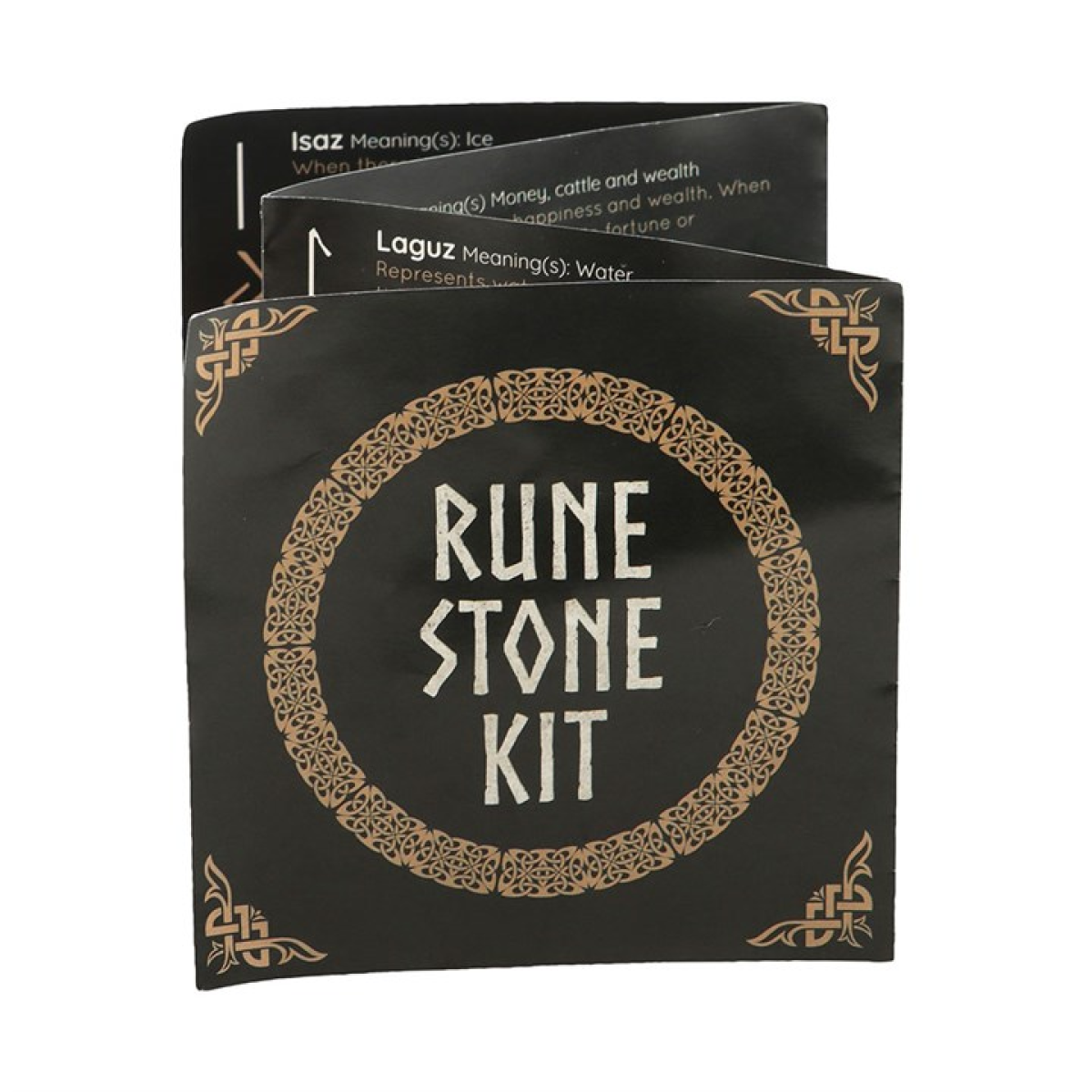 Black Onyx Viking Rune Stones (Set of 25 )