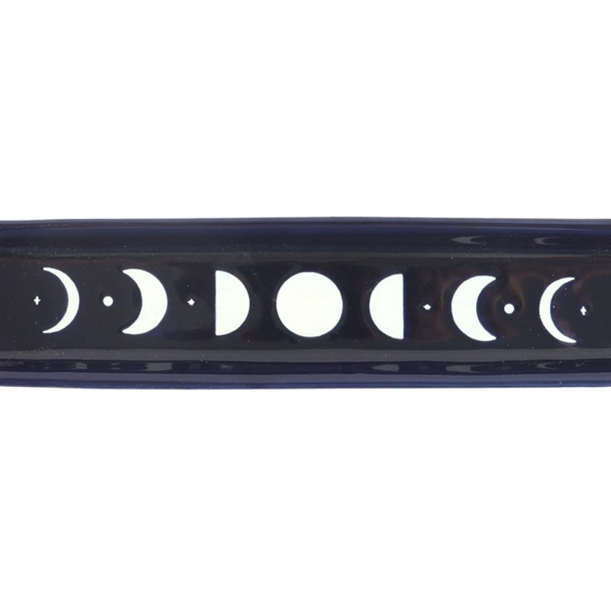 Moon Phase Incense Stick Holder - Blue