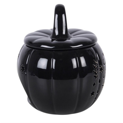 Black Folk Pumpkin Oil Burner