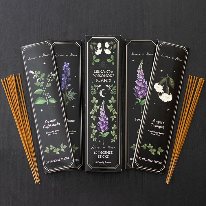 Poisonous Plants Incense Sticks (Set of 4)