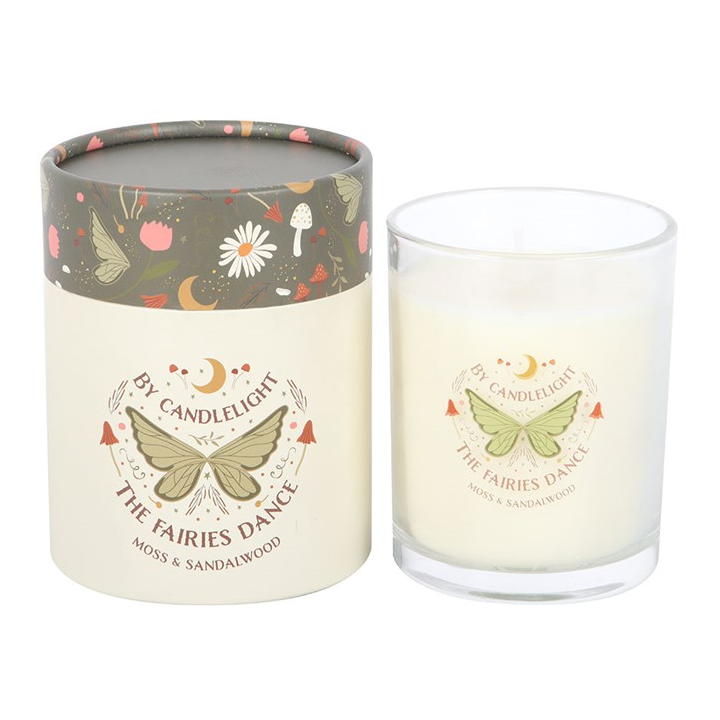 Fairy Wing Moss & Sandalwood Candle