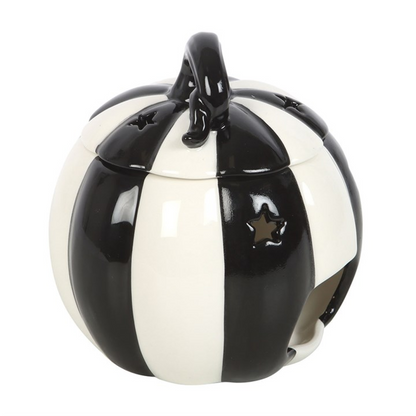 The Striped Spell Pumpkin Oil Burner