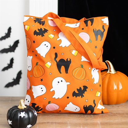 Sweet and Spooky Ghost Tote Bag