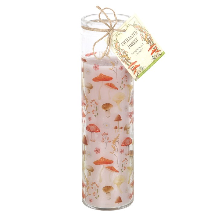 Toadstool Print Tube Candle
