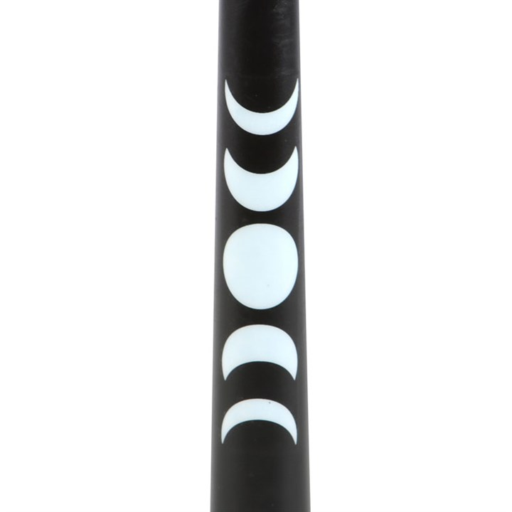 Black Magic Moon Phase Taper Candles (Set of 3)
