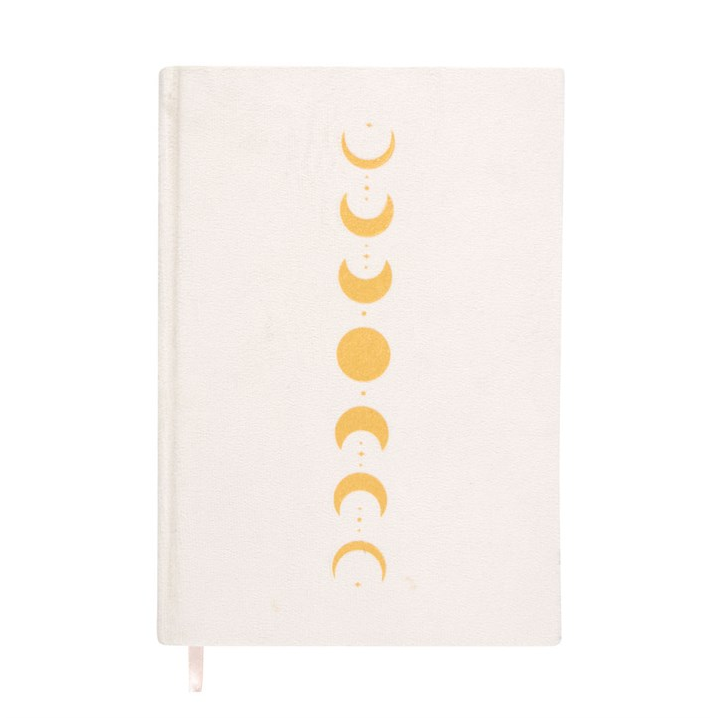 Moon Phase Velvet Notebook (A5)