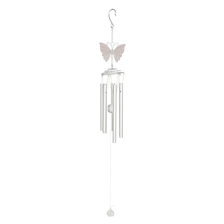White Butterfly Windchime