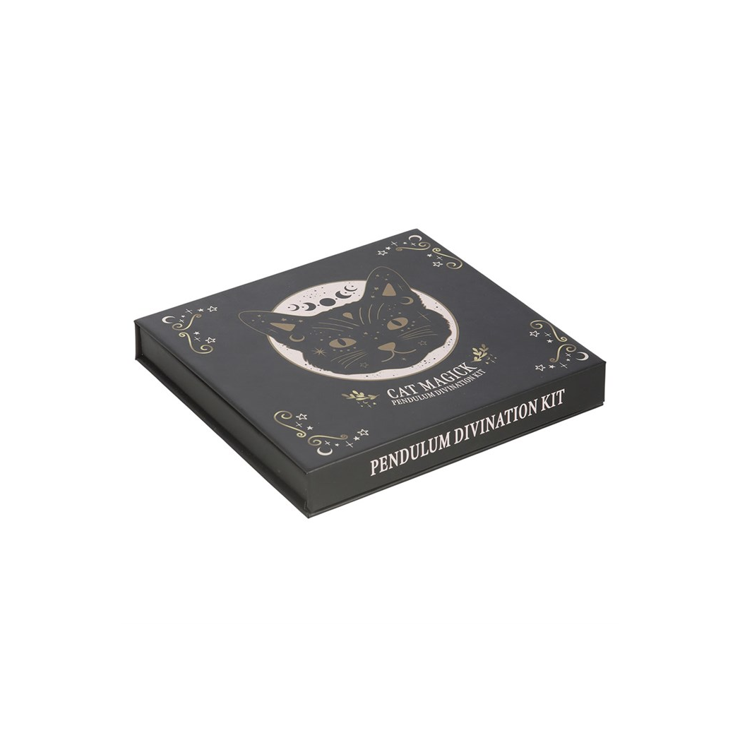 Black Cat Magick Pendulum Kit