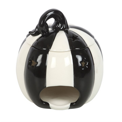 The Striped Spell Pumpkin Oil Burner