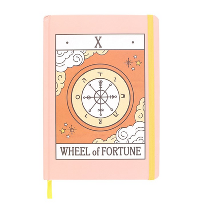 The Wheel of Fortune Vintage Tarot Notebook (A5)