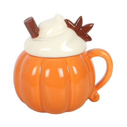 Pumpkin Cream Lidded Oil Burnerr