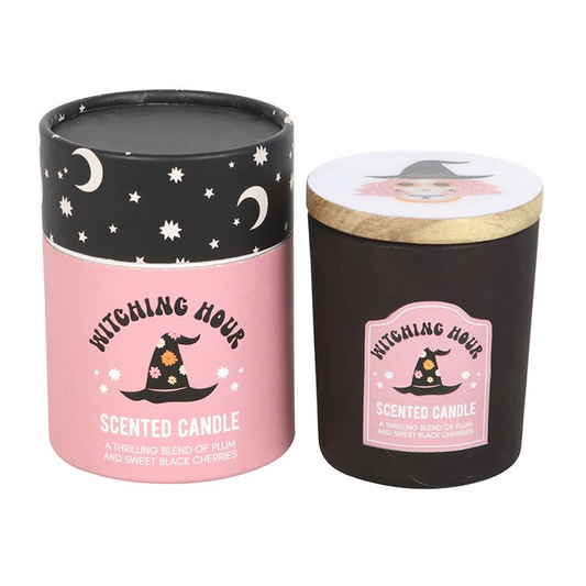 Witching Hour Plum and Black Cherry Candle