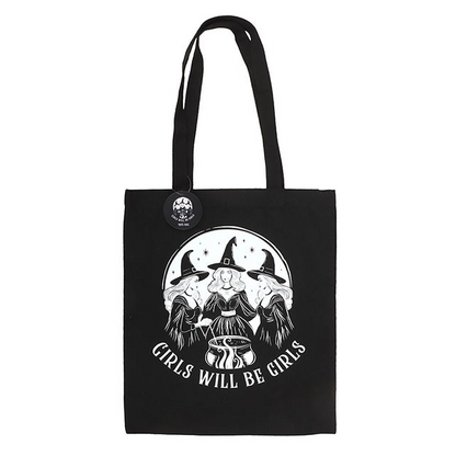Girls Will Be Girls Witchy Tote Bag