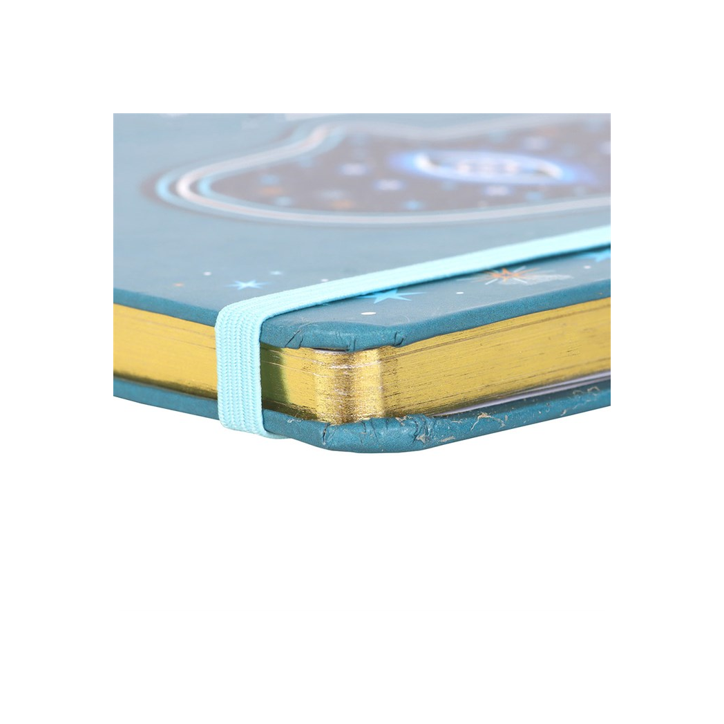 Hand of Hamsa Notebook with Crystal Chip Pen (A5)