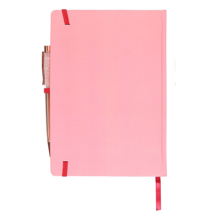 The Sun Gratitude Journal with Rose Quartz Pen (A5)
