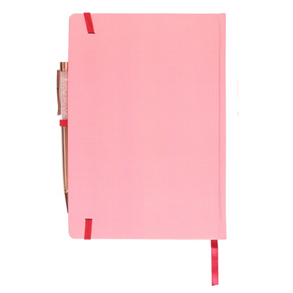 The Sun Gratitude Journal with Rose Quartz Pen (A5)