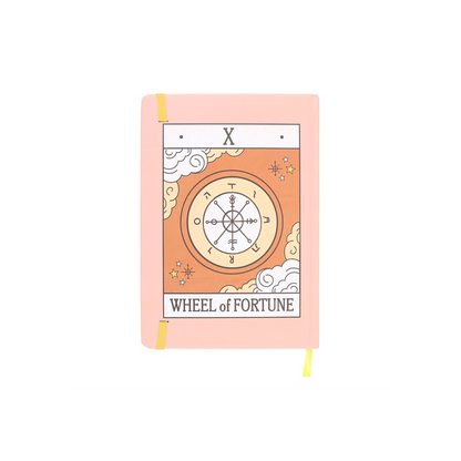 The Wheel of Fortune Vintage Tarot Notebook (A5)