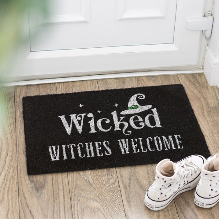 Wicked Witches Welcome Doormat (Black)