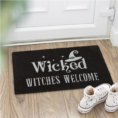 Wicked Witches Welcome Doormat (Black)
