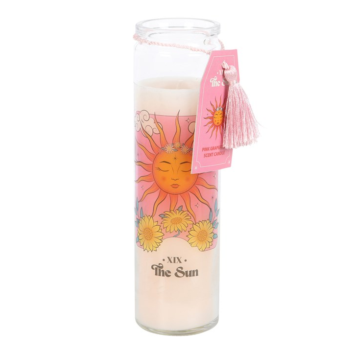 The Sun Pink Grapefruit Tube Candle
