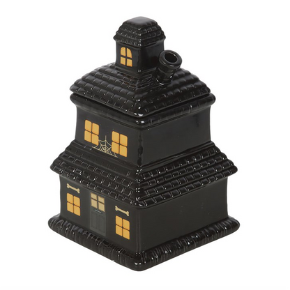 Spooky Street Haunted House Oil Burner
