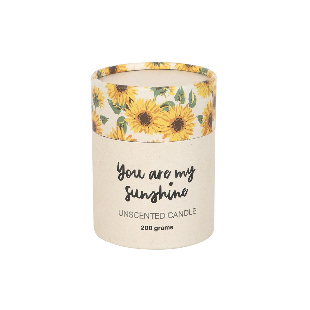 You Are My Sunshine Candle (With 3D Sunflower)