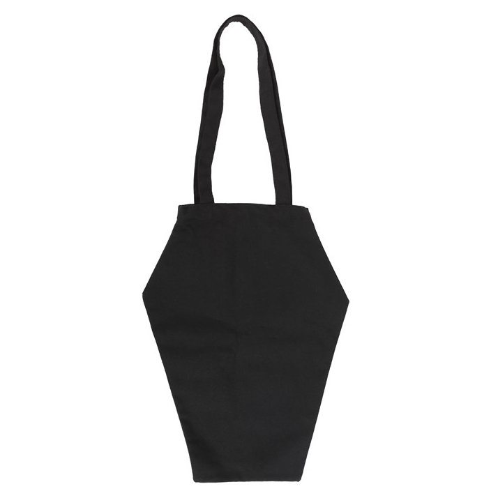 The Creepier the Better Coffin Shaped Tote Bag