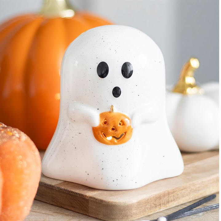 Pumpkin Boo Tealight Candle Holder