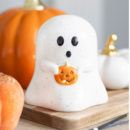 Pumpkin Boo Tealight Candle Holder