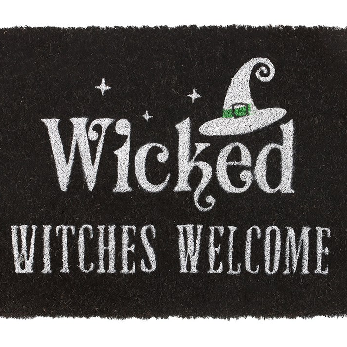 Wicked Witches Welcome Doormat (Black)