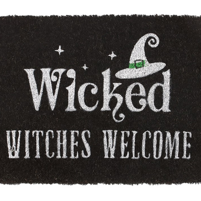 Wicked Witches Welcome Doormat (Black)
