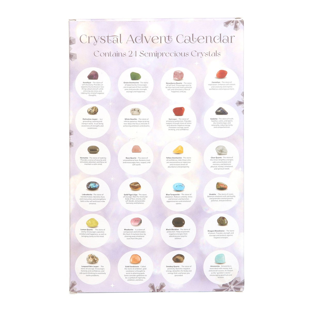 24-Day Crystal Gemstone Advent Calendar