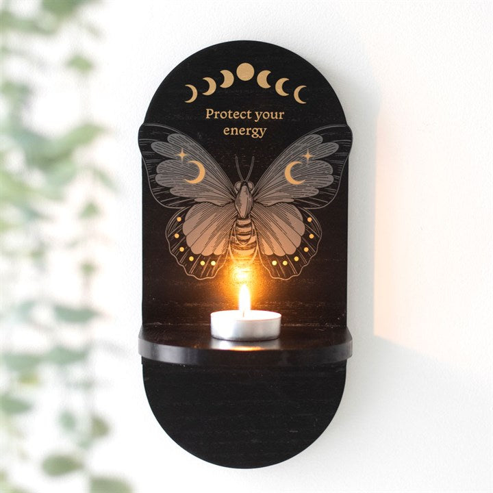 Altar Shelf - Black Luna Moth