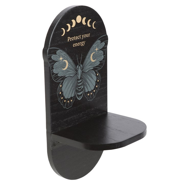 Altar Shelf - Black Luna Moth