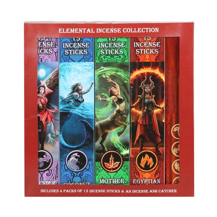 Pack Of 6 Incense Sticks By Anne Stokes - Elemental