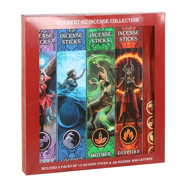 Pack Of 6 Incense Sticks By Anne Stokes - Elemental