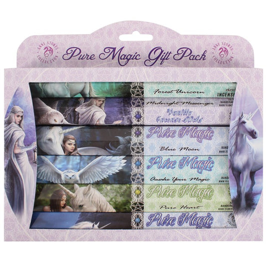 Pack Of 6 Incense Sticks By Anne Stokes - Pure Magic