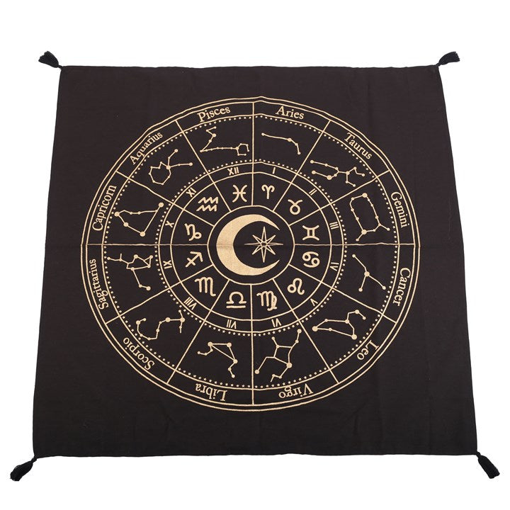 Astrology Wheel Altar Cloth