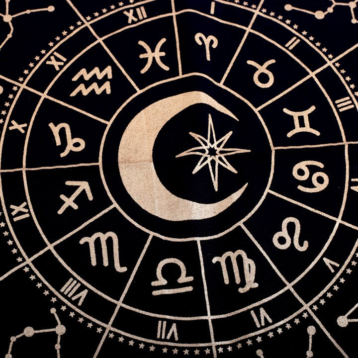 Astrology Wheel Altar Cloth