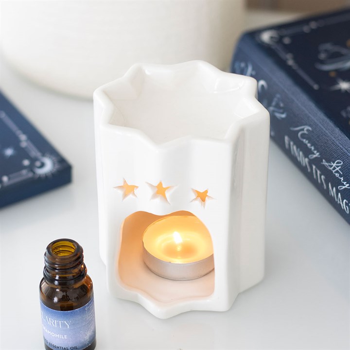 Star Oil Burner - White