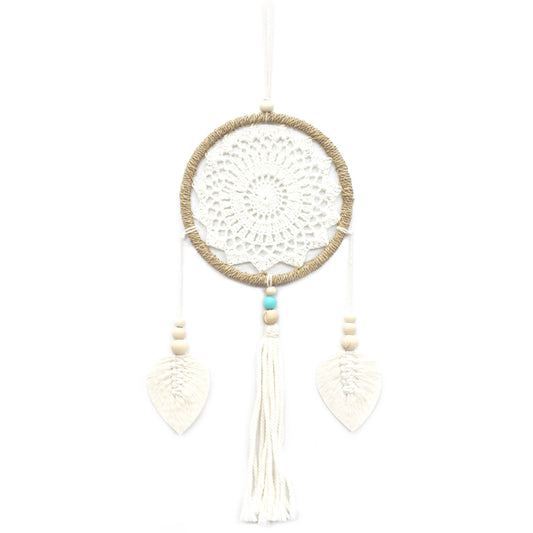 Handmade in Bali - Medium White Dreamcatcher