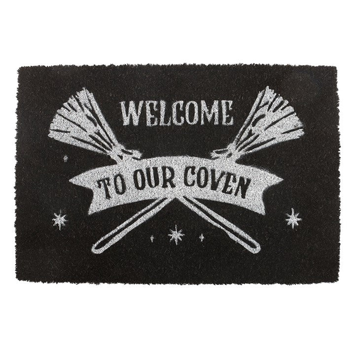 Welcome to Our Coven Doormat (Black)