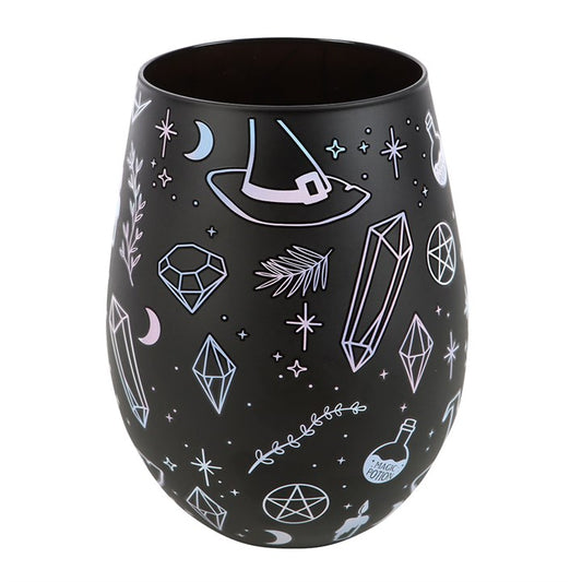 Crystal Witch Stemless Glass