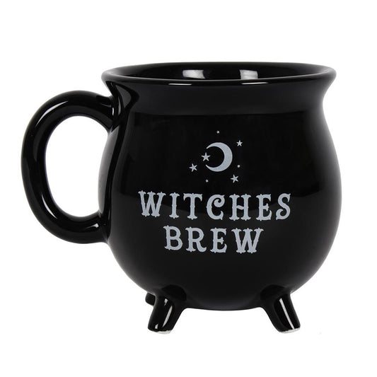 Witches Brew Cauldron Mug - Black