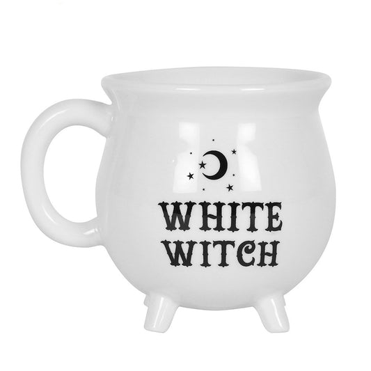 White Witch Cauldron Mug - White