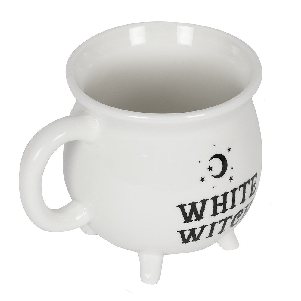 White Witch Cauldron Mug - White